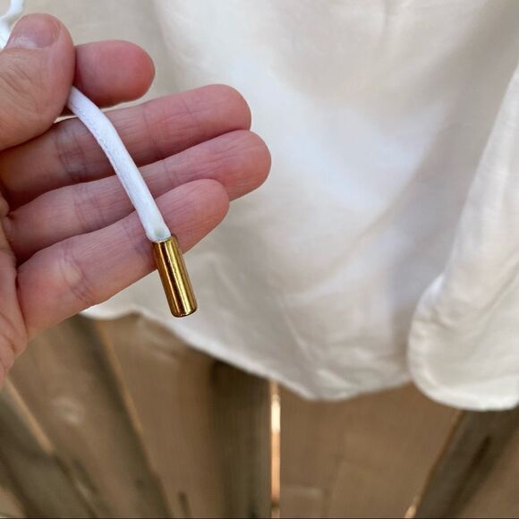 Lulu’s white from button sleeves blouse size small - Picture 11 of 14